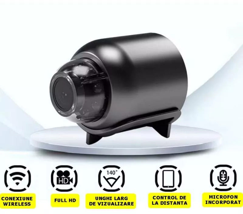 Mini Camera WiFi de Supraveghere, 1080p, Full HD Night Vision