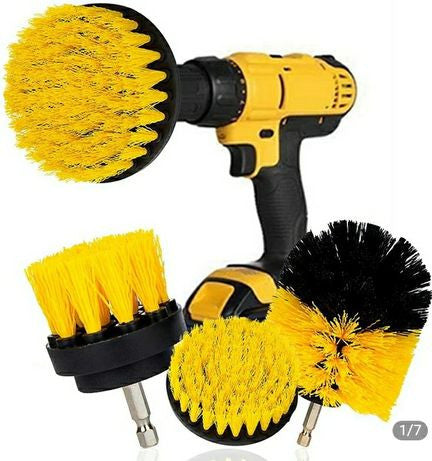 Set 3 Perii Curatare Cu Adaptor Pentru Bormasina/Autofiletanta.