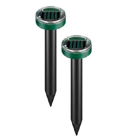 1+1 CADOU Aparat Cu Incarcare Solara Anti Daunatori, Pentru Cartite, Gradina, Cu Tarus, Verde.