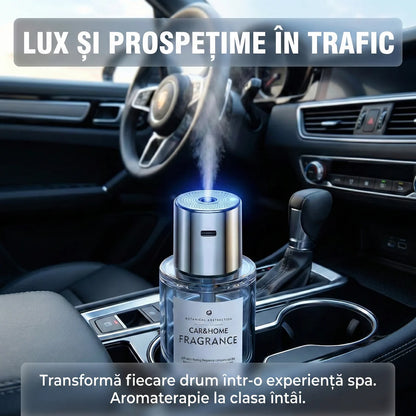 Difuzor Odorizant Automat 160ml pentru Auto și Casă, Acumulator Reîncărcabil, 5 Trepte de Intensitate, Aromaterapie Portabilă