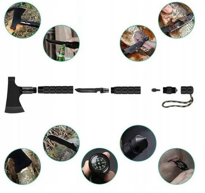 Kit Topor Multifuncțional pliabil - Negru