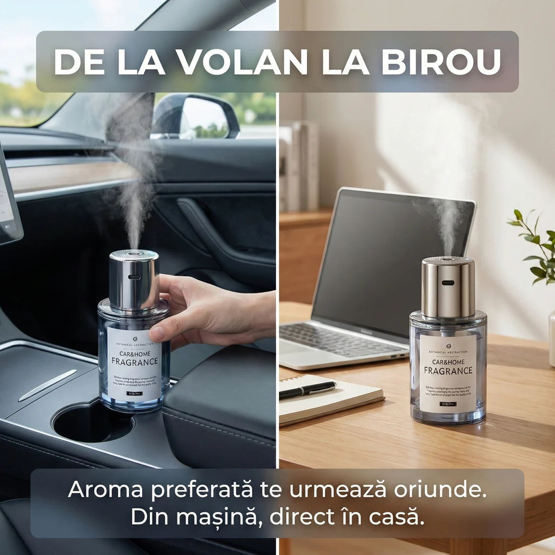 Difuzor Odorizant Automat 160ml pentru Auto și Casă, Acumulator