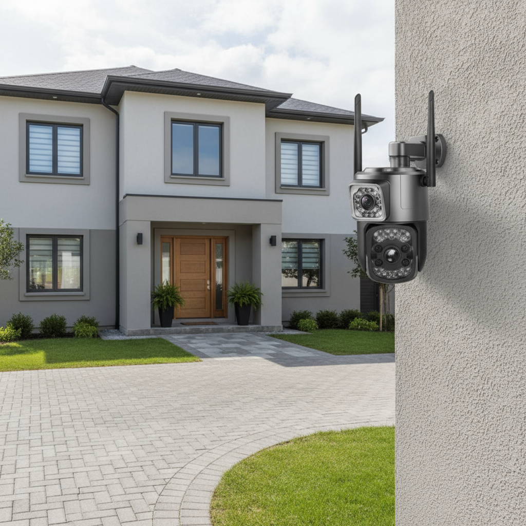 Camera IP Wi-Fi, 6MP, PTZ, Night Vision, IP66.