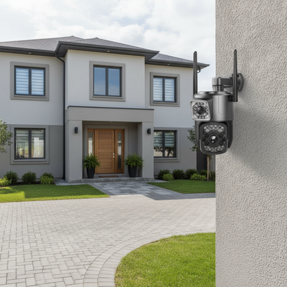 Camera IP Wi-Fi, 6MP, PTZ, Night Vision, IP66.
