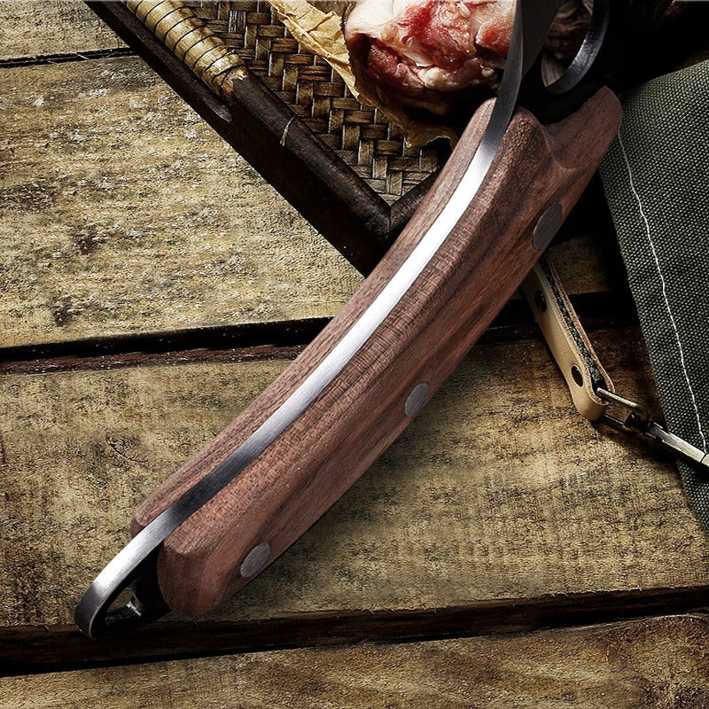 Cuțit Japonez Profesional Santoku, Oțel Inoxidabil Forjat Manual, Ultra Ascuțit pentru Bucătărie