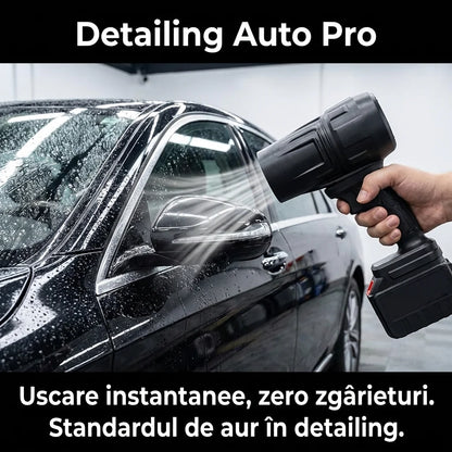 Suflantă Turbo Portabilă - Uscare Auto & Curățare Zăpadă + 2 Acumulatori 48V
