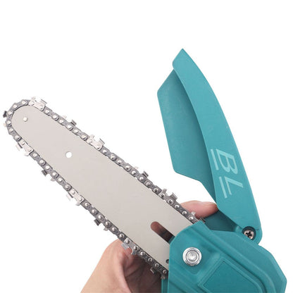 Set Grădinărit 2-în-1: Mini Drujbă Telescopică & Foarfecă Electrică - 2 Acumulatori 48V, Lamă 15cm & Motor Brushless