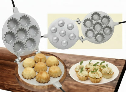 Forma Prajituri Mini-Tarte, 7 Orificii