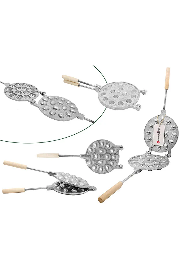 Forma pentru Prajituri Nuci cu 16 orificii, premium, maner lemn