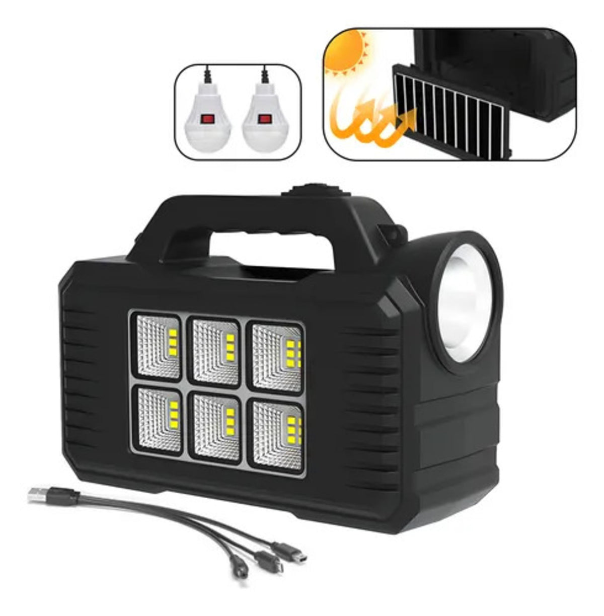 Kit Solar Portabil GD SolarGo 4000 mAh