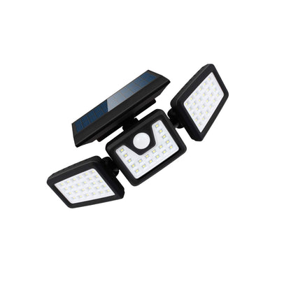 Lampă Solară LED cu 3 Capete – 74 LED-uri
