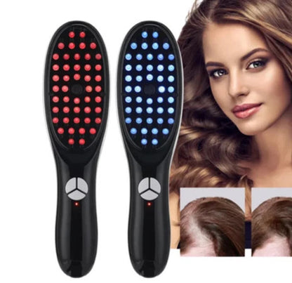 Perie Masaj 4 in 1  Terapie Capilară cu Aburi și Lumină