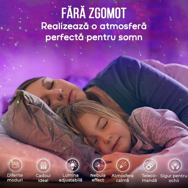 Proiector de stele  Astronaut, Lampa de veghe pentru copii