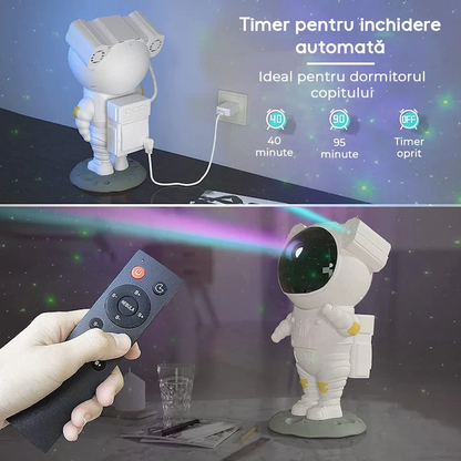 Proiector de stele  Astronaut, Lampa de veghe pentru copii