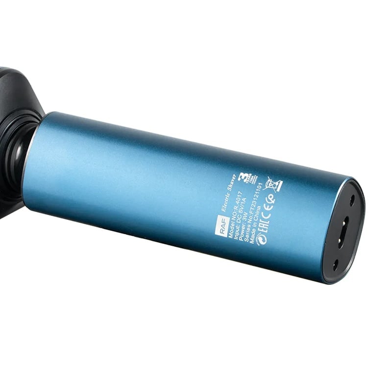 Aparat de ras electric cu trei lame Raf, impermeabil, 600mAh, 3W.