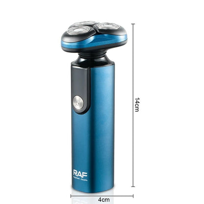 Aparat de ras electric cu trei lame Raf, impermeabil, 600mAh, 3W.