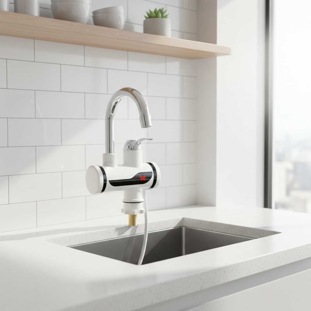 Robinet instant electric incalzire  apa. Afisaj digital temperatura