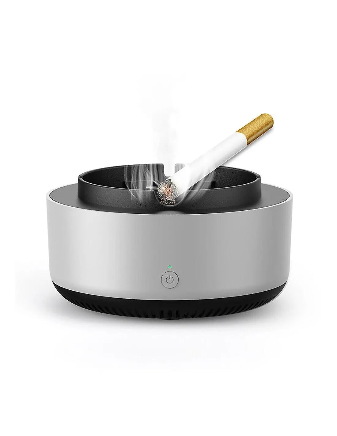 Scrumiera electrica  inteligenta ,cu aspiratie, alimentare baterii AA