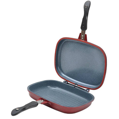 Tigaie dubla din aluminiu, ceramica