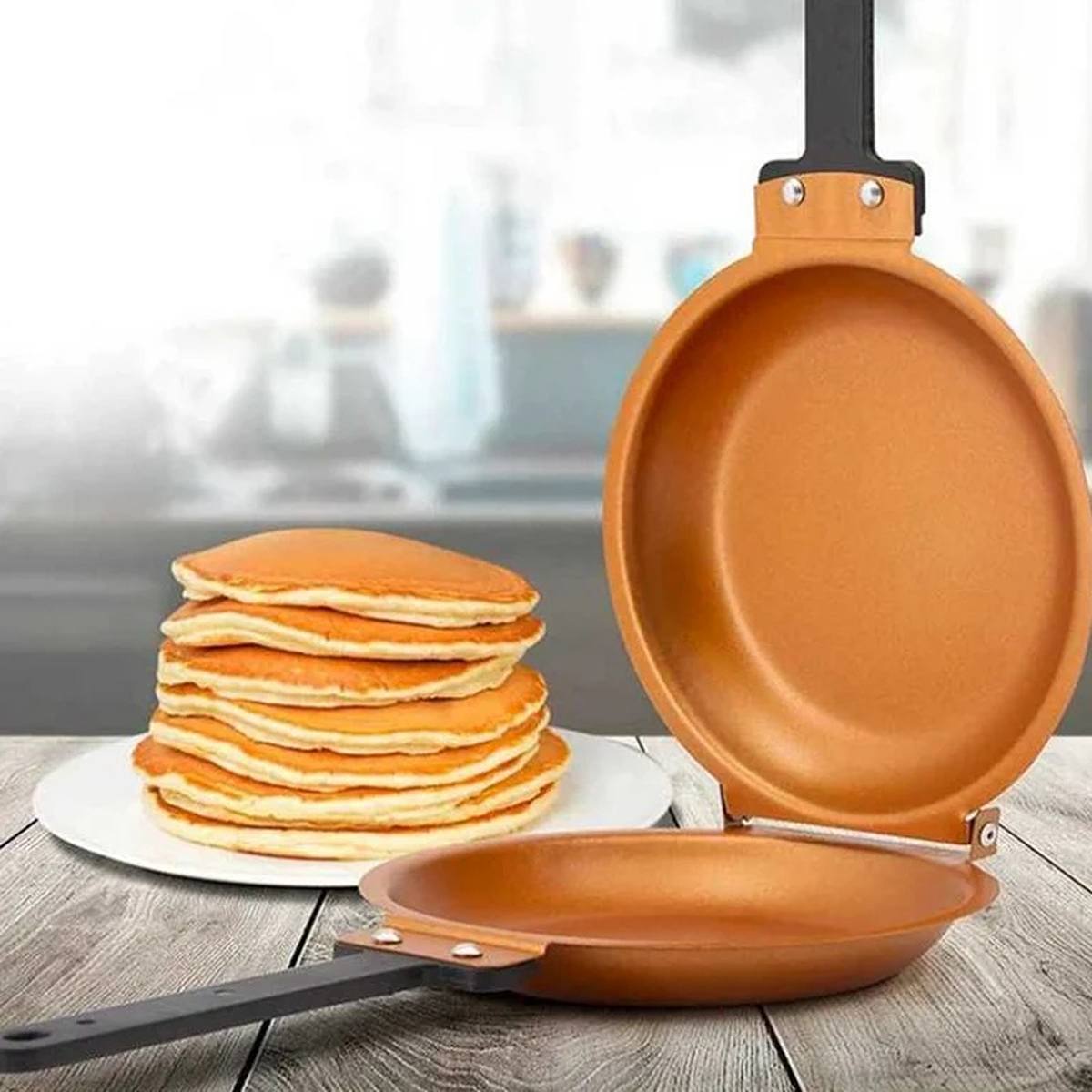 Tigaie dubla pentru clatite americane