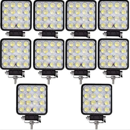 Set 8 Proiectoare 16 LED 48W Auto OFF-ROAD