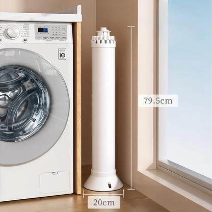 Uscător de Rufe tip Trepied, Pliabil și Compact, cu 16 Brațe Rotative, pentru Interior și Exterior