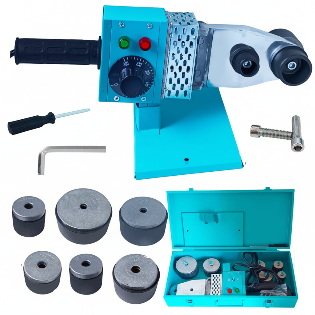 Aparat de Lipit Țevi PPR – 1000W, 6 Bacuri