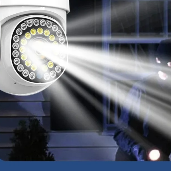 1 Cameră Wifi de Exterior - Vizualizare Live pe Telefon, Night Vision, Senzor de Miscare.