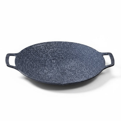 Plită  Rotundă Coreeană , pentru grătar, diametru 36 cm, negru