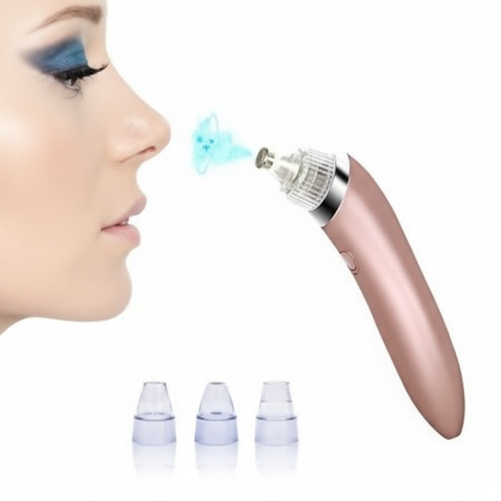 Aparat indepartat puncte negre si cosuri, cu 3 viteze de extractie.