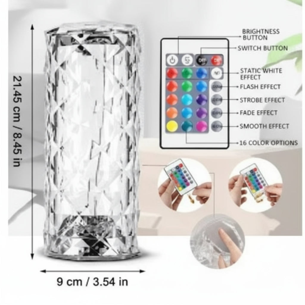 Lampa LED Ambientala cu Telecomanda pentru birou, 16 Culori