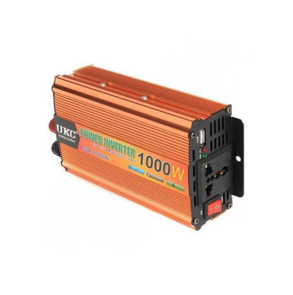 Invertor auto UKC 1000W, 12V la 220V – alimentare sigură și practică pentru dispozitivele tale.