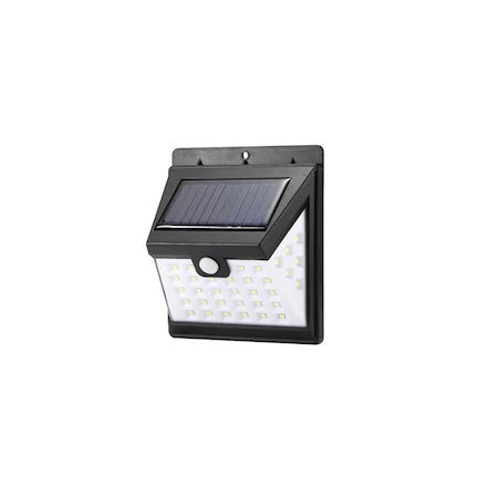 Lampa solara 40 LED-uri, senzor miscare, 3 moduri de functionare, lumina rece, 364lm.