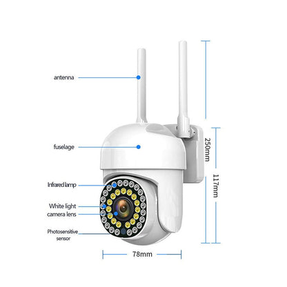 Pachet  x4  Camere Wifi de Exterior  , Vizualizare Live pe Telefon, Night Vision, Senzor de Miscare.