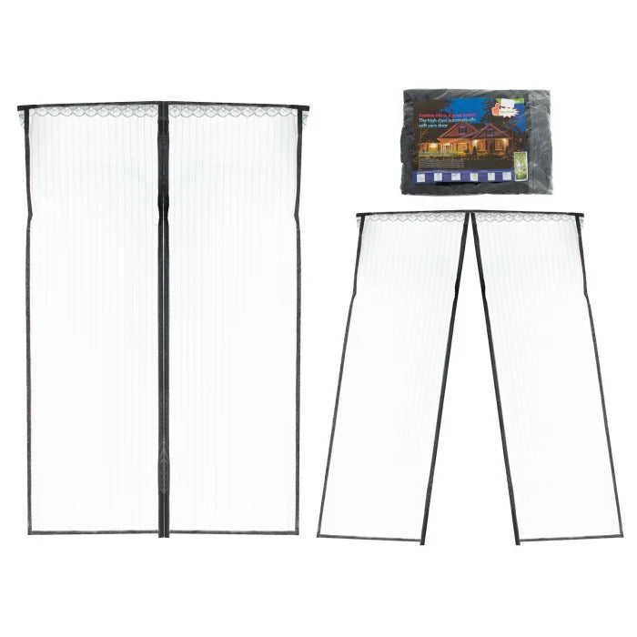 Plasa de tantari si insecte magnetica pentru usa, dimensiune 85 x 210 cm.