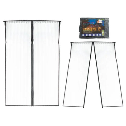 Plasa de tantari si insecte magnetica pentru usa, dimensiune 85 x 210 cm.