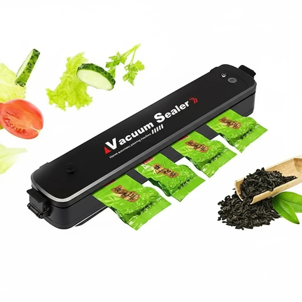 Aparat de Sigilat & Vidat Alimente + 10 pungi — Vacuum Sealers
