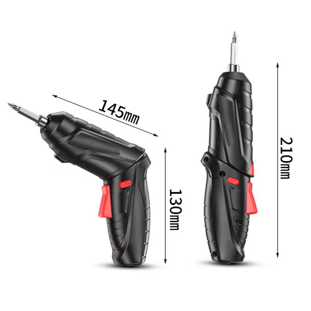 Set 48 Surubelnite Electrice Wireless, MorFansi, 3.6V/50W, Reincarcabile, Cu Cutie Depozitare Si Cablu De Incarcare USB, Negru.