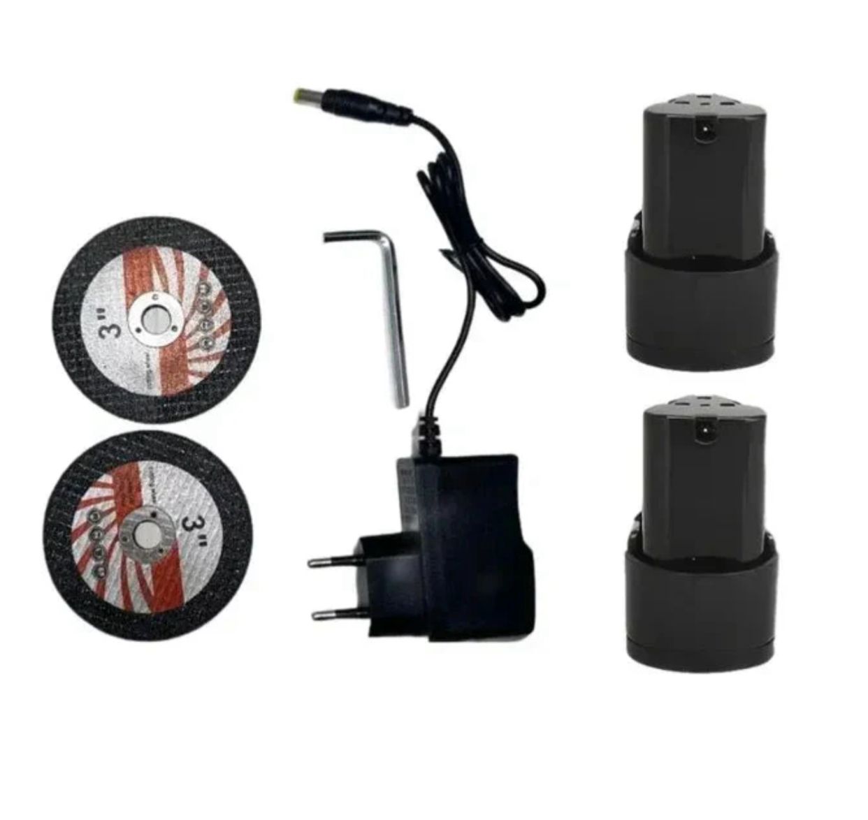 Trusă profesională 2 în 1: flex și bormașină 48V cu acumulatori și accesorii incluse..