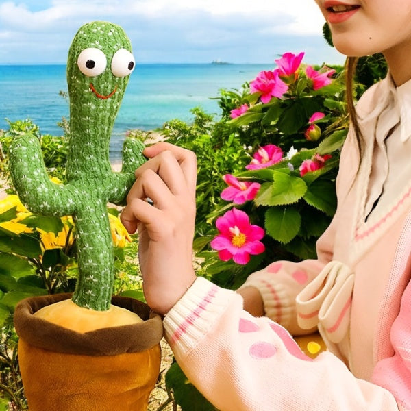 Jucarie cactus, canta, danseaza si imita cuvinte